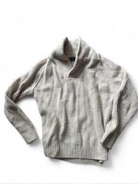 Massimo dutti ribbed knit wool sweater #knitwear